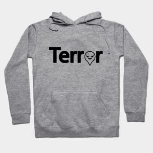 Terror being terrifying artistic design Hoodie